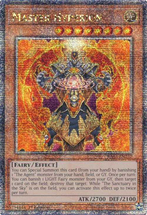 Master Hyperion (Quarter Century Secret Rare) [RA03-EN252] Quarter Century Secret Rare | GnG Games