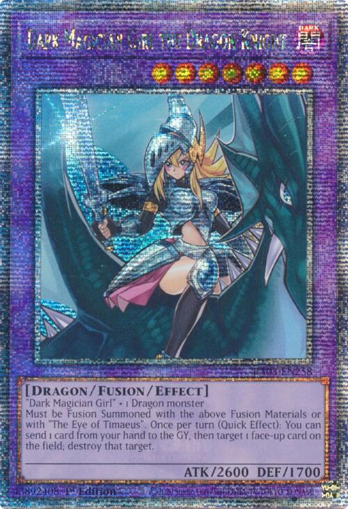 Dark Magician Girl the Dragon Knight (Quarter Century Secret Rare) [RA03-EN258] Quarter Century Secret Rare | GnG Games