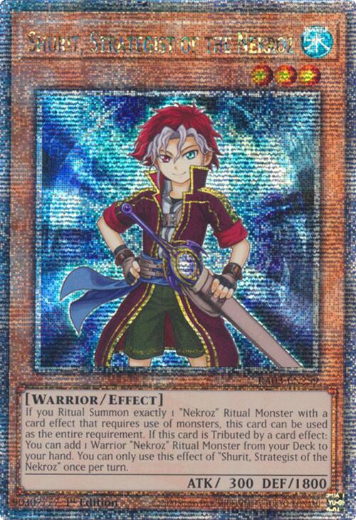 Shurit, Strategist of the Nekroz (Quarter Century Secret Rare) [RA03-EN259] Quarter Century Secret Rare | GnG Games