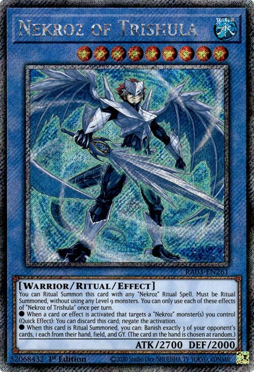 Nekroz of Trishula (Platinum Secret Rare) [RA03-EN261] Platinum Secret Rare | GnG Games