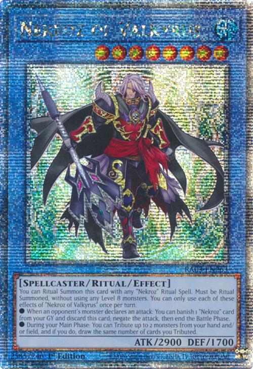 Nekroz of Valkyrus (Quarter Century Secret Rare) [RA03-EN263] Quarter Century Secret Rare | GnG Games