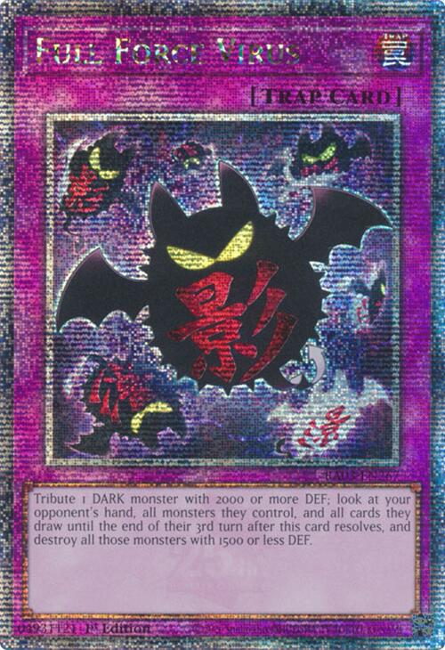 Full Force Virus (Quarter Century Secret Rare) [RA03-EN267] Quarter Century Secret Rare | GnG Games