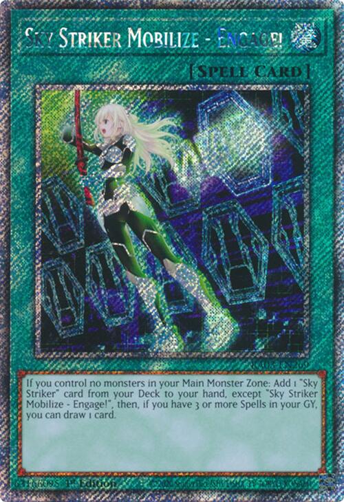 Sky Striker Mobilize - Engage! (Platinum Secret Rare) [RA03-EN269] Platinum Secret Rare | GnG Games