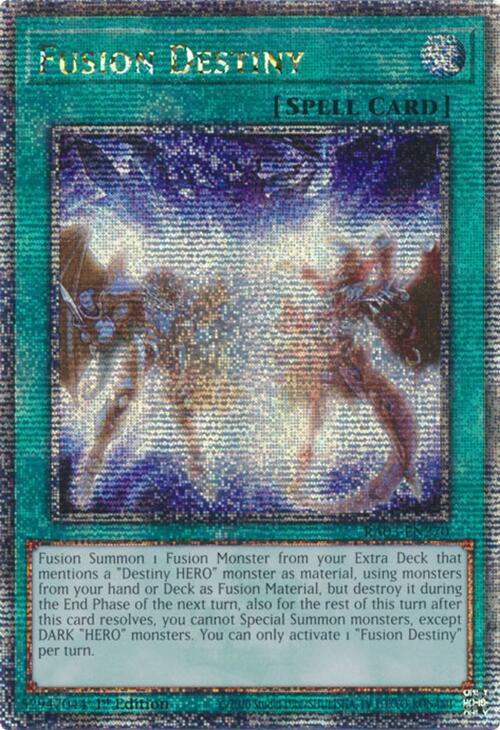 Fusion Destiny (Quarter Century Secret Rare) [RA03-EN270] Quarter Century Secret Rare | GnG Games