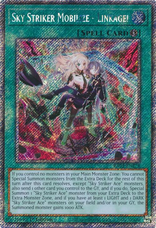 Sky Striker Mobilize - Linkage! (Platinum Secret Rare) [RA03-EN274] Platinum Secret Rare | GnG Games