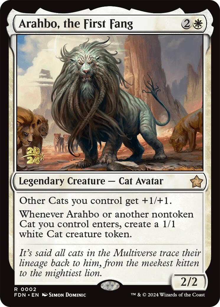 Arahbo, the First Fang [Foundations Prerelease Promos] | GnG Games