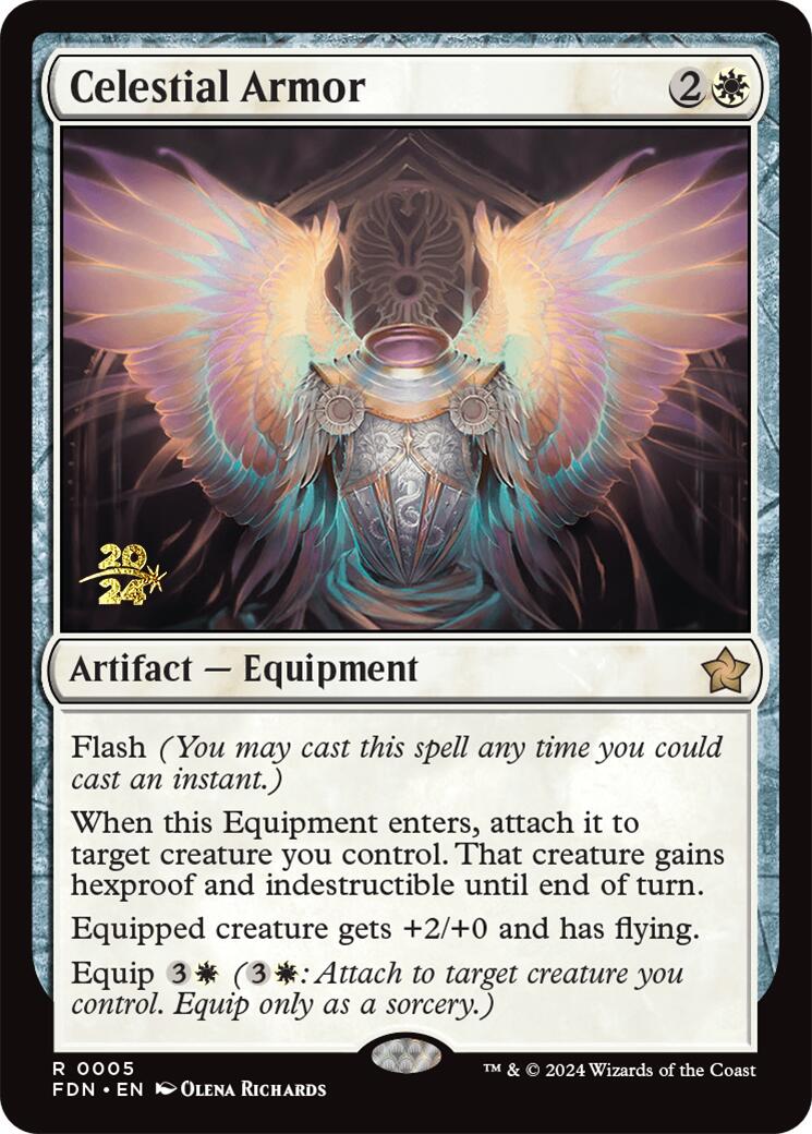 Celestial Armor [Foundations Prerelease Promos] | GnG Games