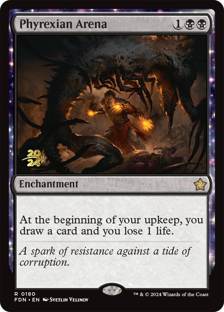 Phyrexian Arena [Foundations Prerelease Promos] | GnG Games