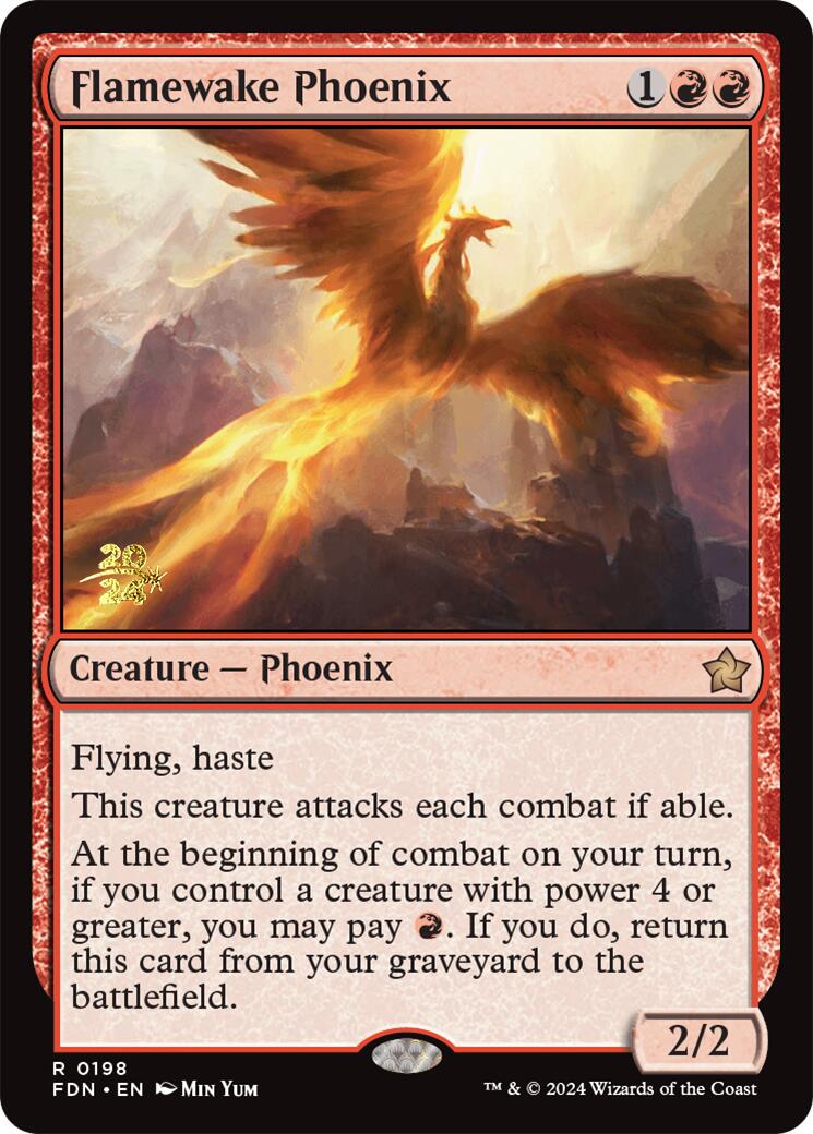 Flamewake Phoenix [Foundations Prerelease Promos] | GnG Games