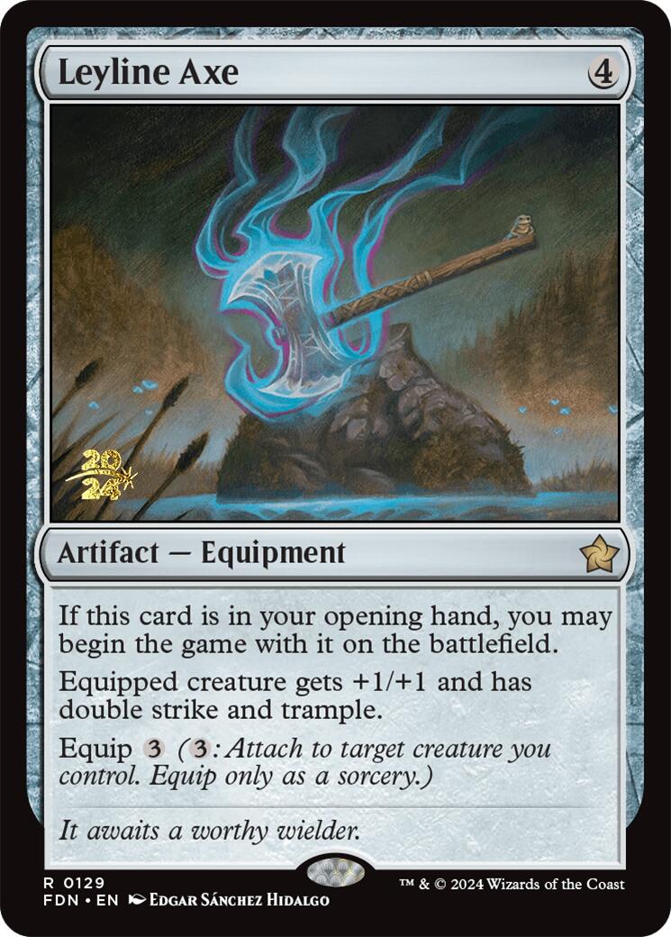 Leyline Axe [Foundations Prerelease Promos] | GnG Games