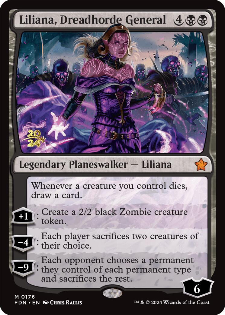 Liliana, Dreadhorde General [Foundations Prerelease Promos] | GnG Games