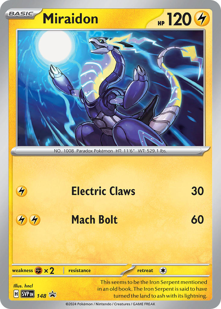 Miraidon (148) [Scarlet & Violet: Black Star Promos] | GnG Games