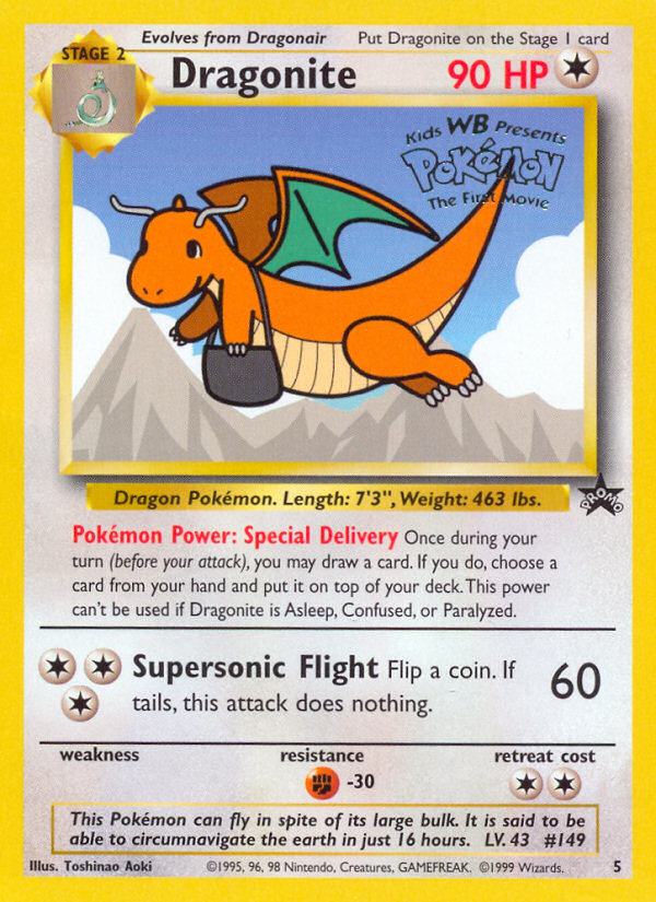 Dragonite (5) [Wizards of the Coast: Black Star Promos] | GnG Games