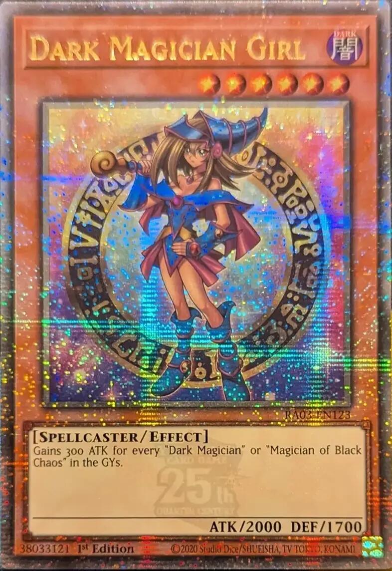 Dark Magician Girl (Quarter Century Secret Rare) (B) [RA03-EN123] Quarter Century Secret Rare | GnG Games