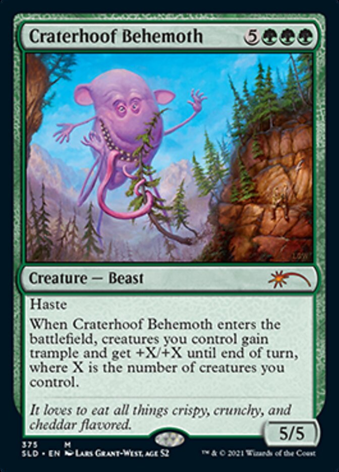 Craterhoof Behemoth (375) [Secret Lair Drop Series] | GnG Games