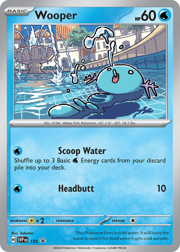 Wooper (155) [Scarlet & Violet: Black Star Promos] | GnG Games