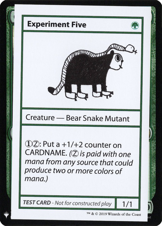 Experiment Five [Mystery Booster Playtest Cards] | GnG Games