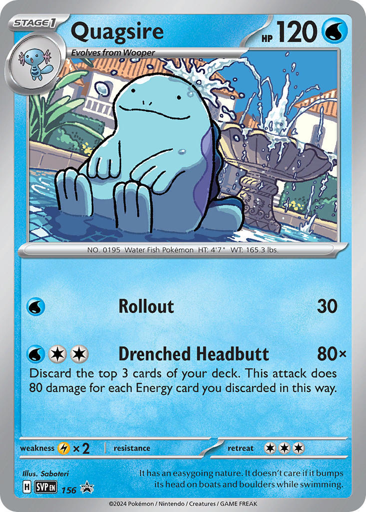 Quagsire (156) [Scarlet & Violet: Black Star Promos] | GnG Games