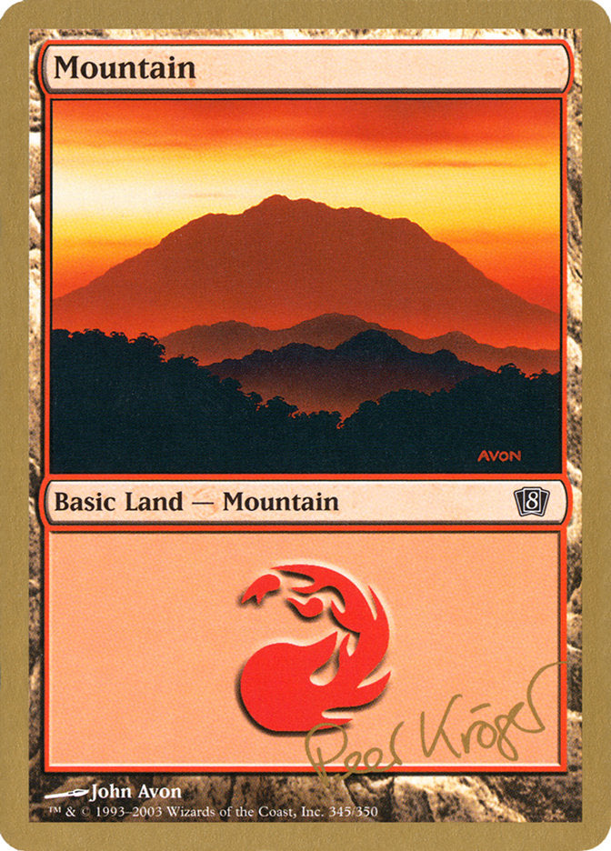 Mountain (pk345) (Peer Kroger) [World Championship Decks 2003] | GnG Games