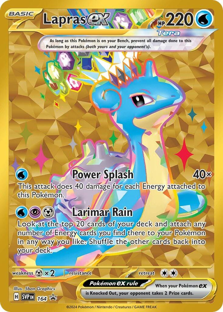 Lapras ex (164) [Scarlet & Violet: Black Star Promos] | GnG Games