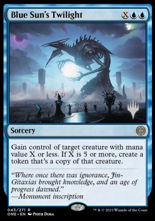 Blue Sun's Twilight (Promo Pack) [Phyrexia: All Will Be One Promos] | GnG Games