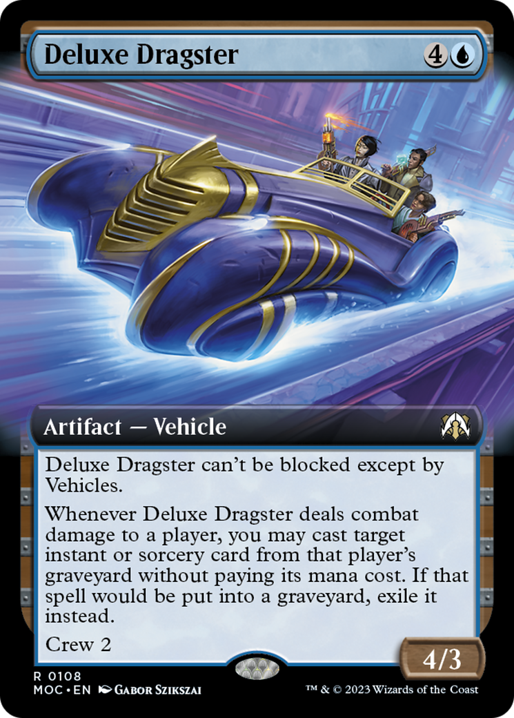 Deluxe Dragster (Extended Art) [March of the Machine Commander] | GnG Games