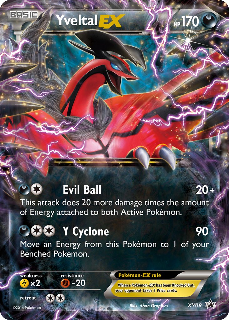 Yveltal EX (XY08) [XY: Black Star Promos] | GnG Games