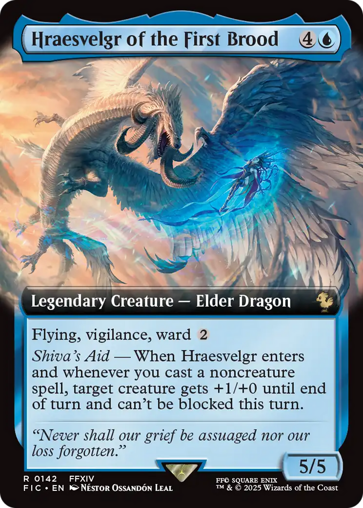 Hraesvelgr of the First Brood (Extended Art) [FINAL FANTASY Commander] | GnG Games