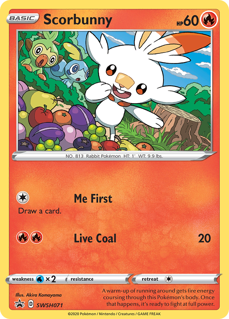 Scorbunny (SWSH071) [Sword & Shield: Black Star Promos] | GnG Games