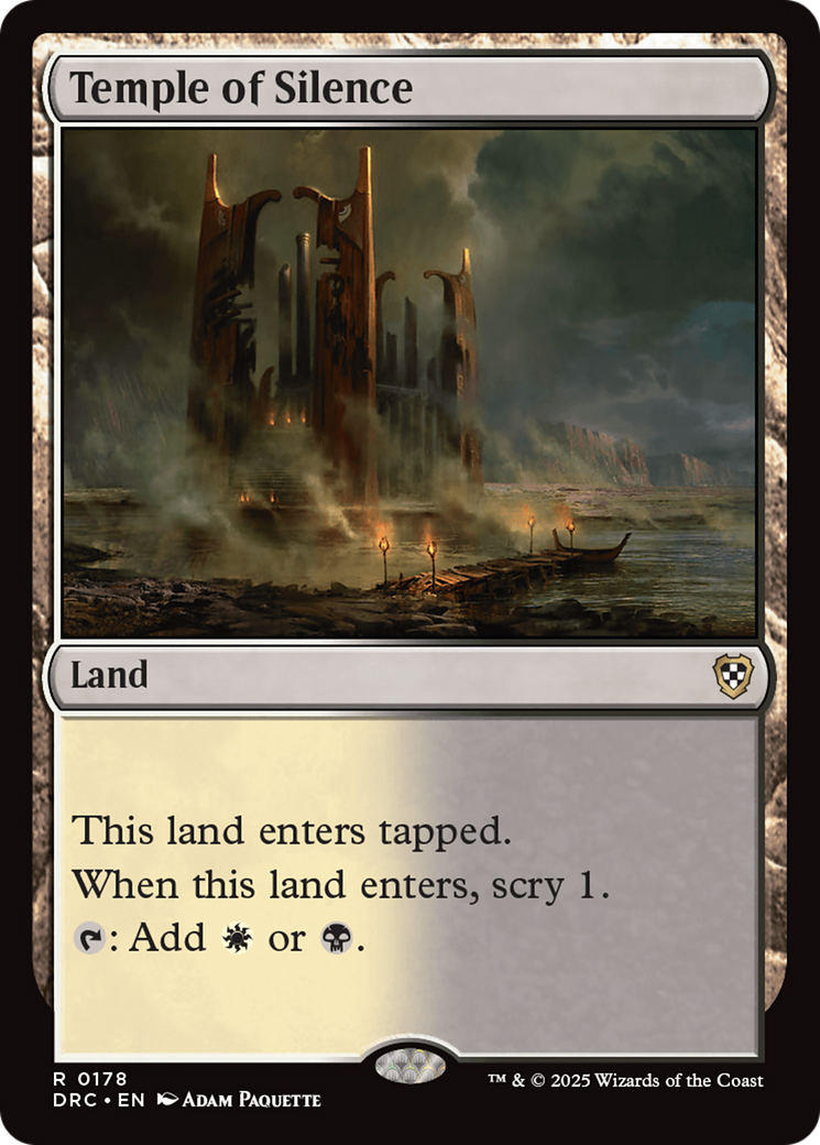 Temple of Silence [Aetherdrift Commander] | GnG Games
