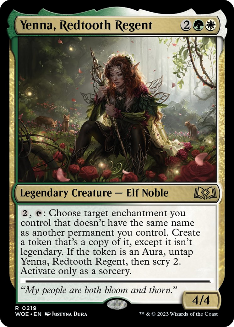 Yenna, Redtooth Regent [Wilds of Eldraine] | GnG Games