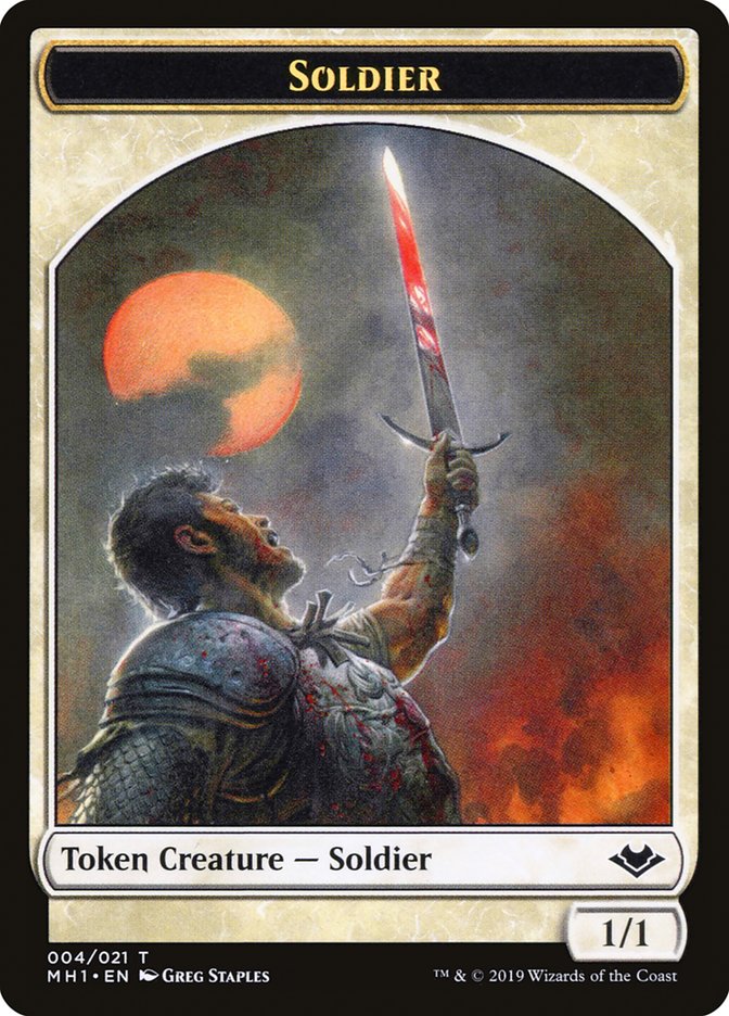 Angel (002) // Soldier (004) Double-Sided Token [Modern Horizons Tokens] | GnG Games