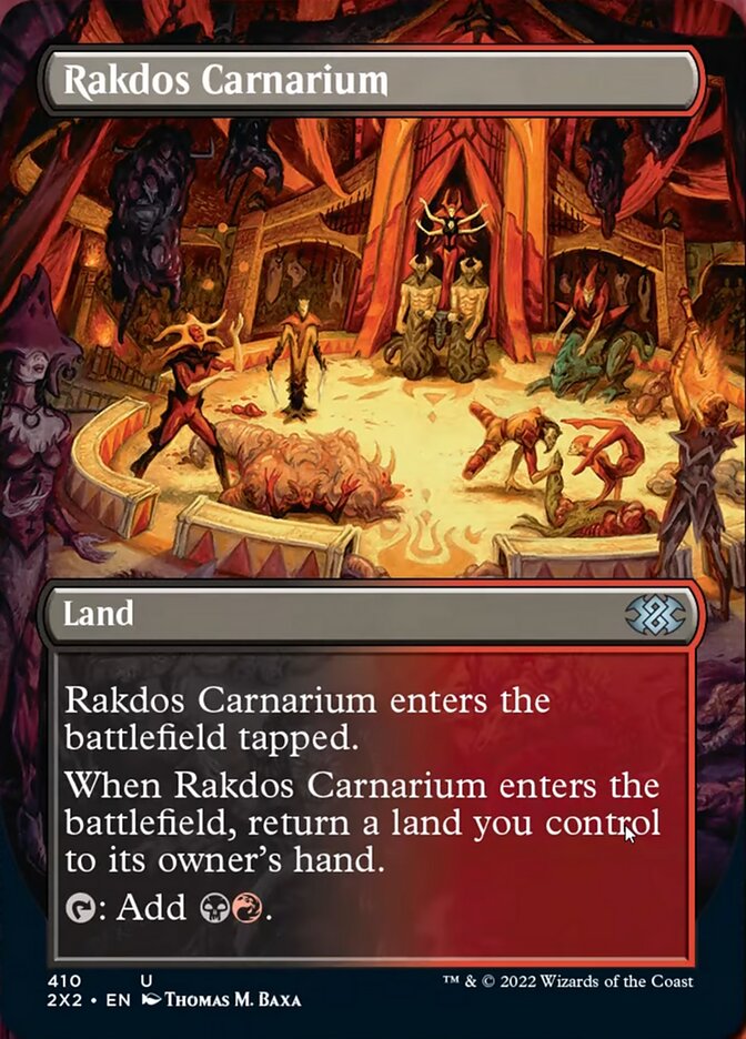 Rakdos Carnarium (Borderless Alternate Art) [Double Masters 2022] | GnG Games