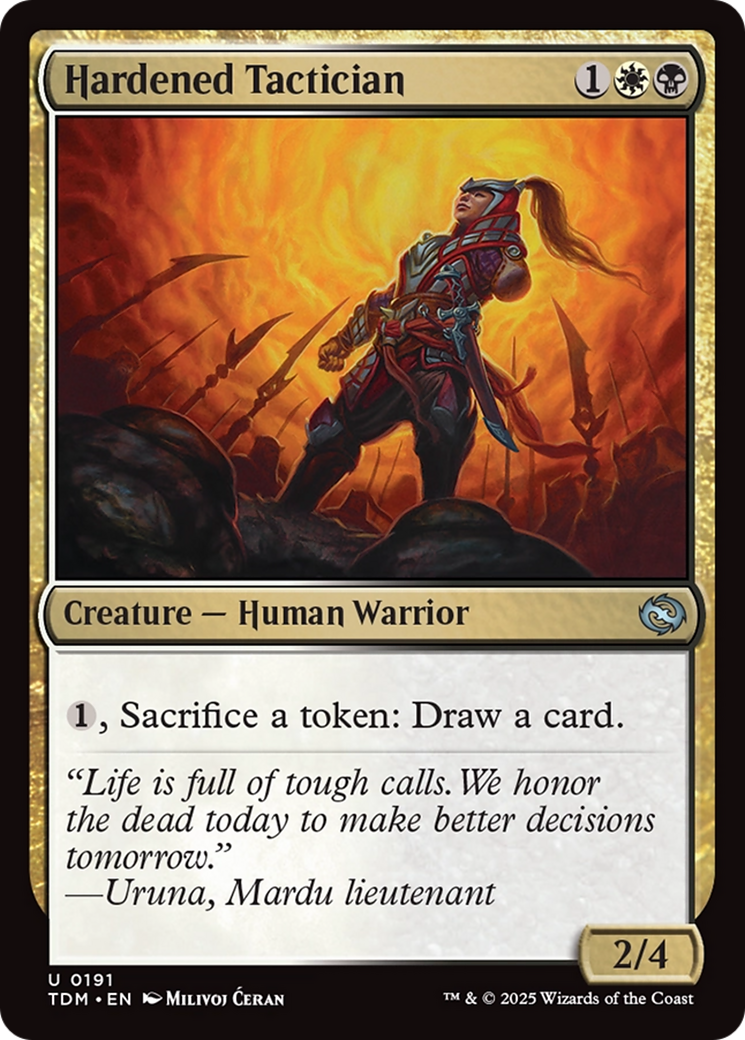 Hardened Tactician [Tarkir: Dragonstorm] | GnG Games