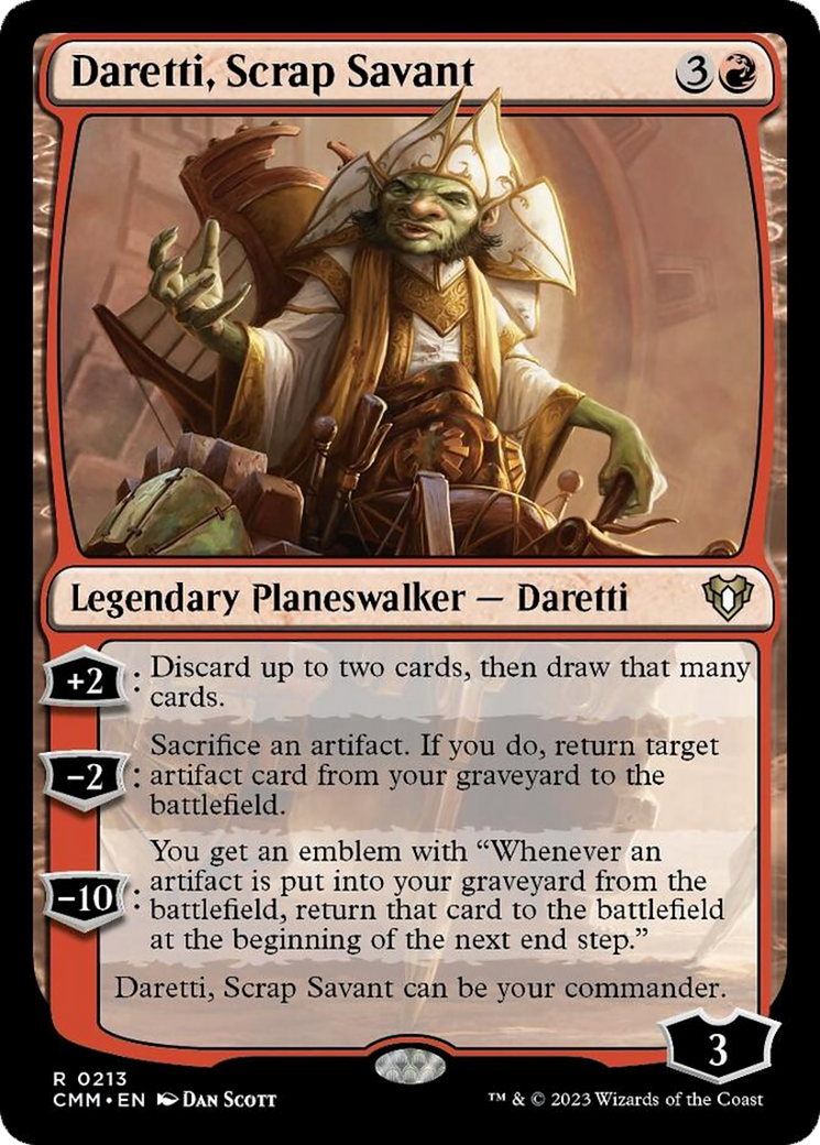 Daretti, Scrap Savant [Commander Masters] | GnG Games