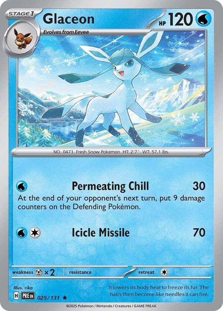 Glaceon (025/131) [Scarlet & Violet: Prismatic Evolutions] | GnG Games