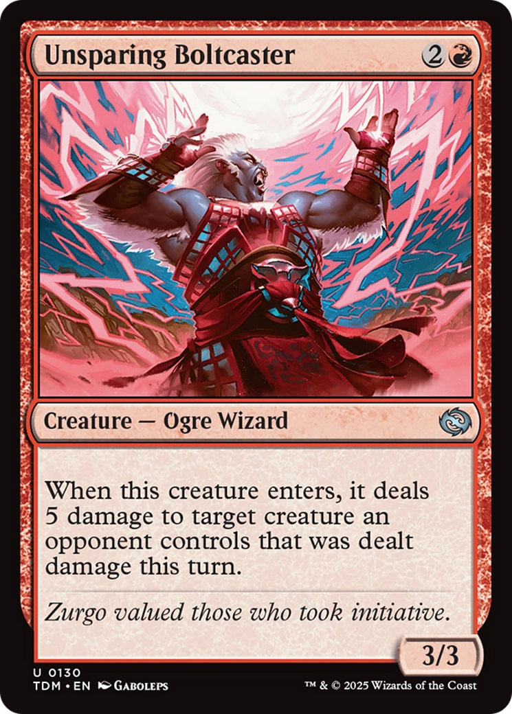 Unsparing Boltcaster [Tarkir: Dragonstorm] | GnG Games