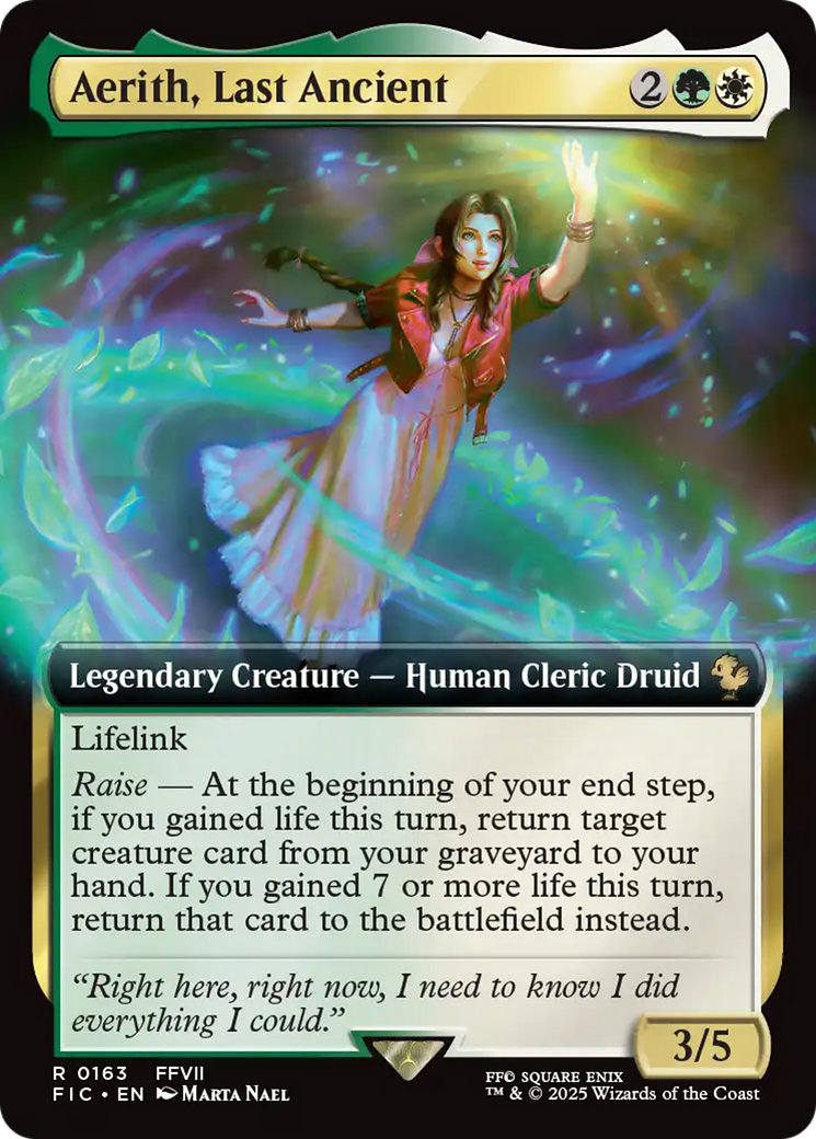 Aerith, Last Ancient (Extended Art) [FINAL FANTASY Commander] | GnG Games