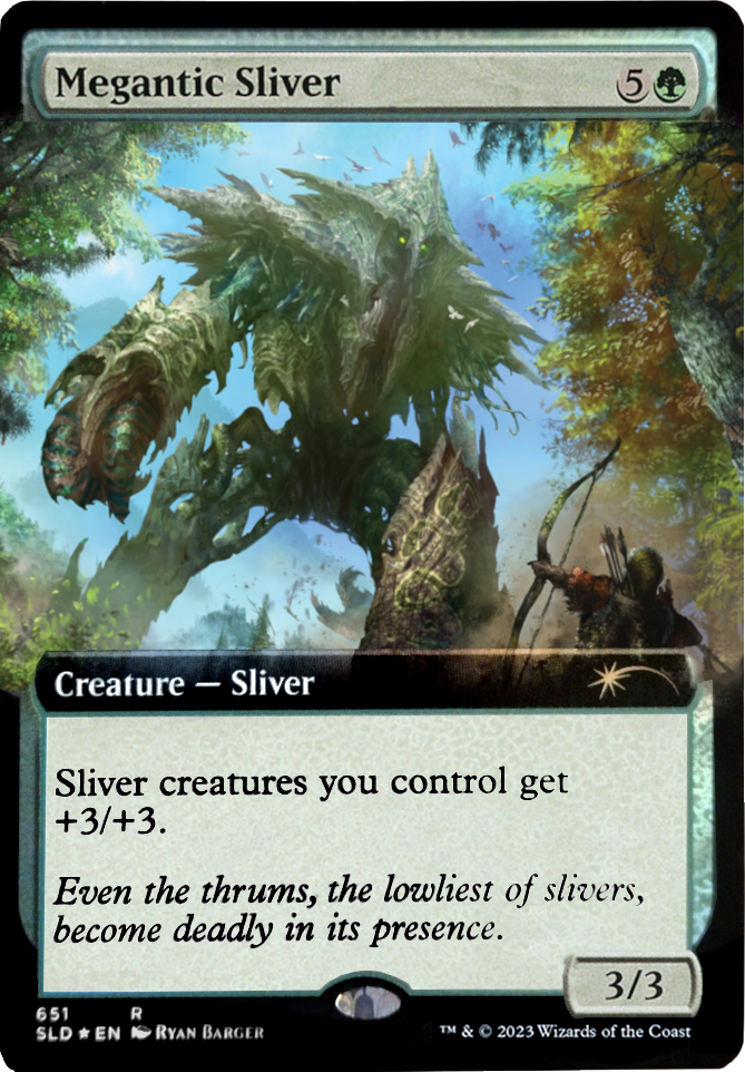 Megantic Sliver (Extended Art) [Secret Lair Drop Promos] | GnG Games