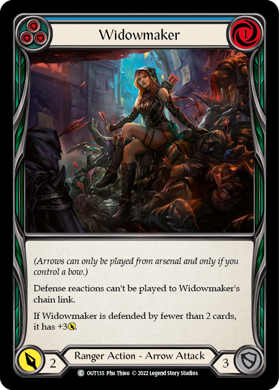 Widowmaker (Blue) [OUT135] (Outsiders)  Rainbow Foil | GnG Games