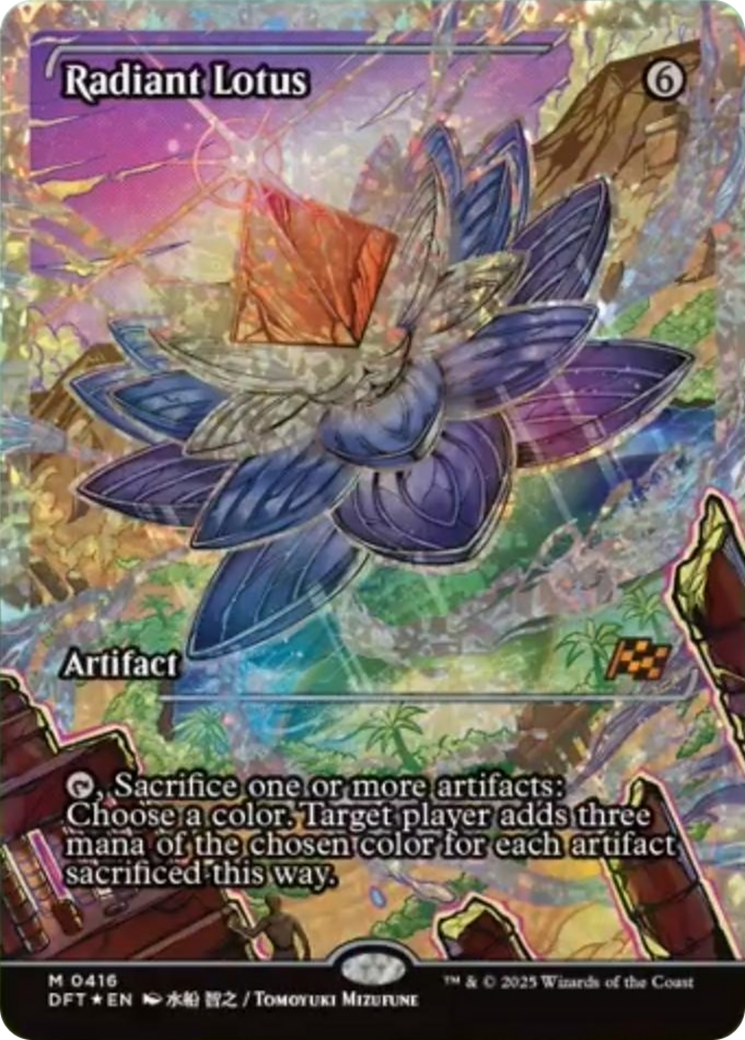 Radiant Lotus (Showcase) (Fracture Foil) [Aetherdrift] | GnG Games