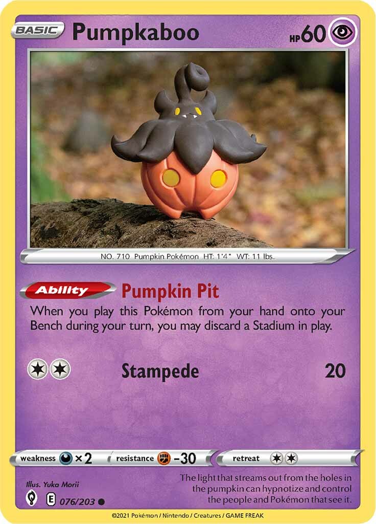 Pumpkaboo (076/203) [Sword & Shield: Evolving Skies] | GnG Games