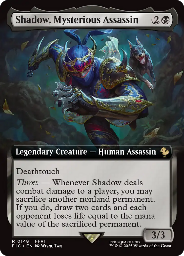 Shadow, Mysterious Assassin (Extended Art) [FINAL FANTASY Commander] | GnG Games