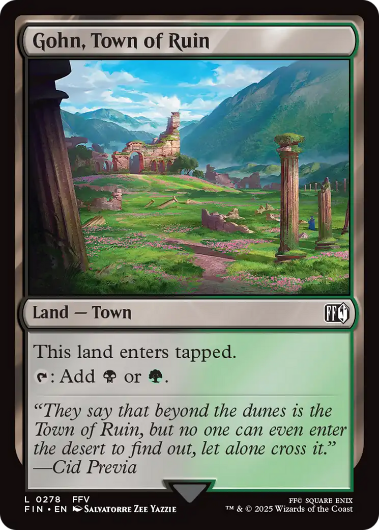 Gohn, Town of Ruin [FINAL FANTASY] | GnG Games