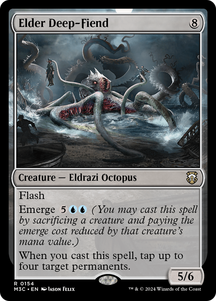 Elder Deep-Fiend (Ripple Foil) [Modern Horizons 3 Commander] | GnG Games