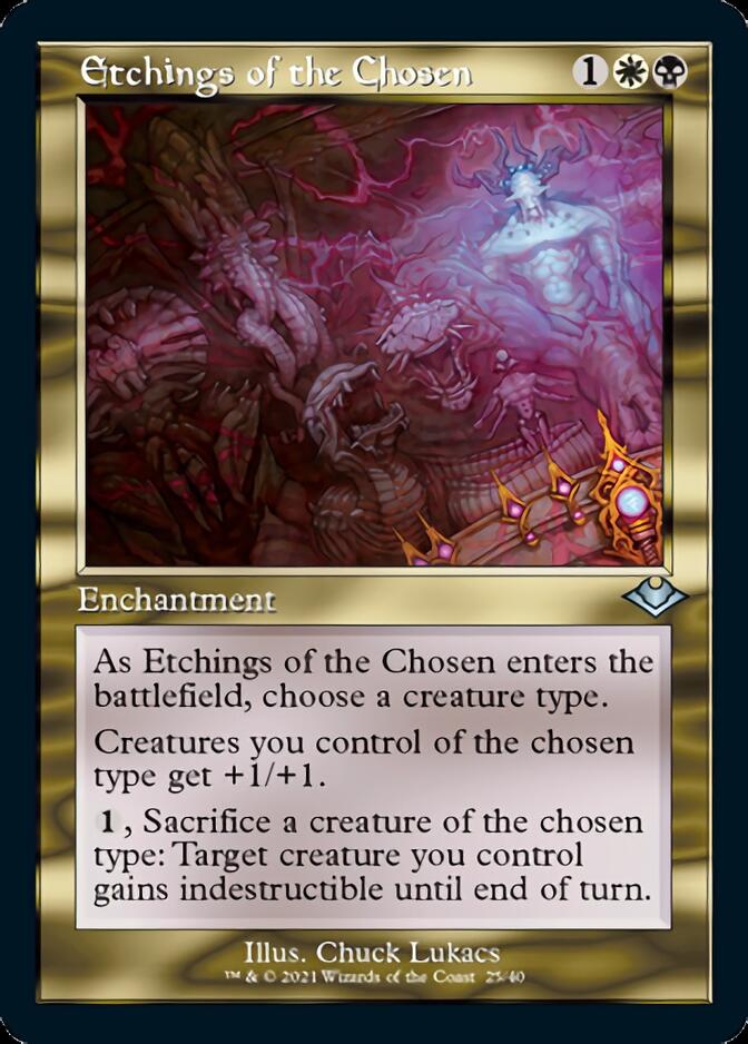 Etchings of the Chosen (Retro Foil Etched) [Modern Horizons] | GnG Games