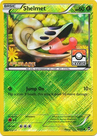 Shelmet (8/111) (League Promo 4th Place) [XY: Furious Fists] | GnG Games