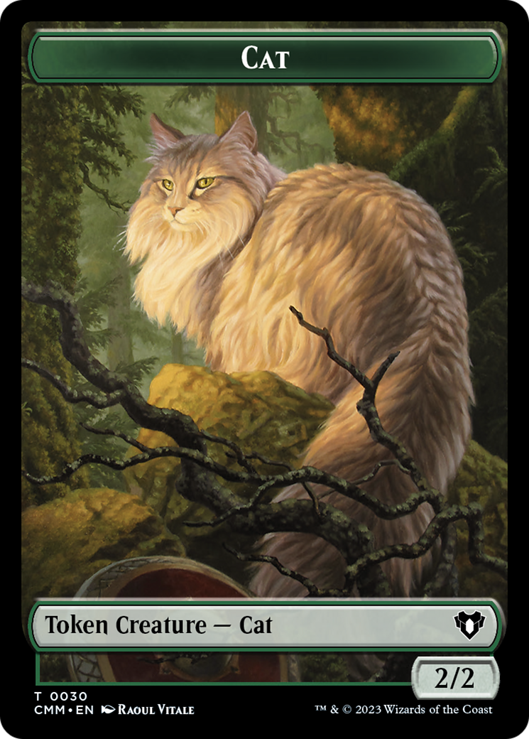 Cat Token (30) [Commander Masters Tokens] | GnG Games