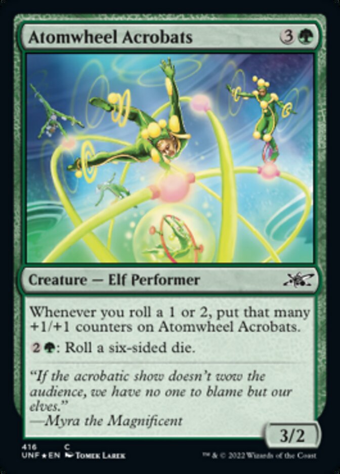 Atomwheel Acrobats (Galaxy Foil) [Unfinity] | GnG Games