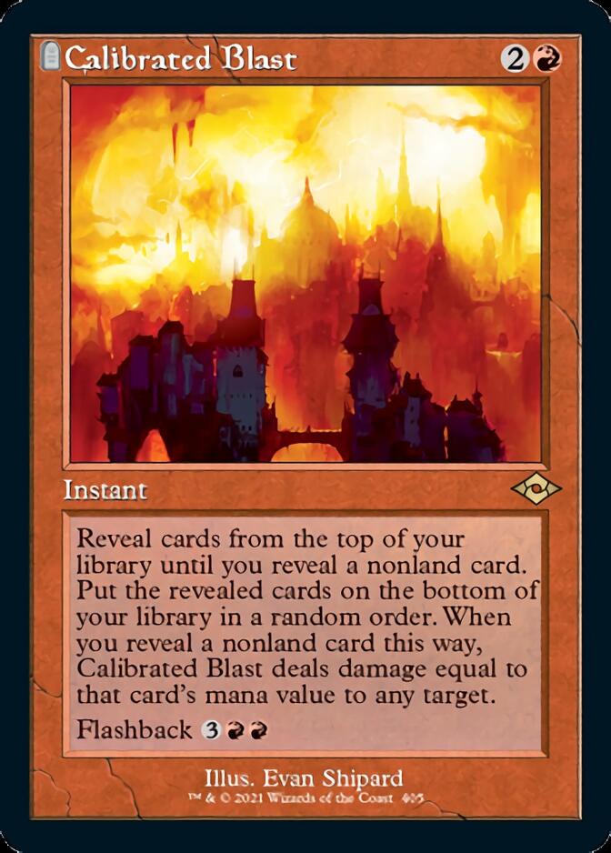 Calibrated Blast (Retro Foil Etched) [Modern Horizons 2] | GnG Games